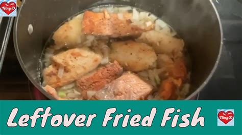 what to do with leftover fried fish.
